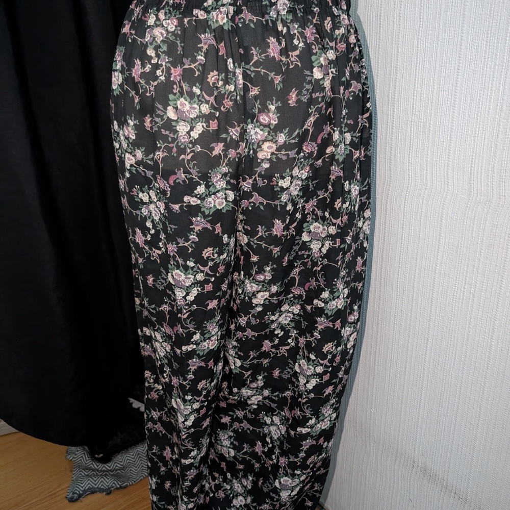 Michaels Black Floral Pants